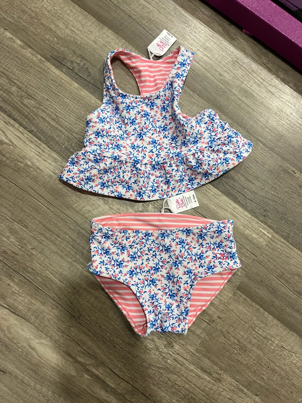 Ruffle Butts reversible swim suit